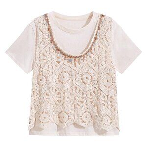 The Story Hollow Knitted Camisole Short Sleeves